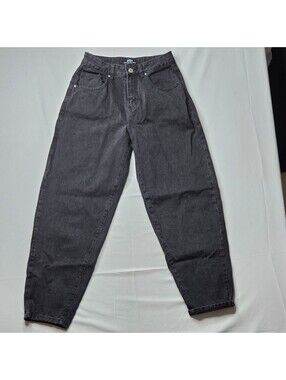 Cotton On High Waisted Balloon Slouch Mom Jeans – Washed Black